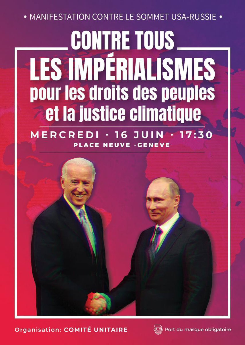 Contre tous les impérialismes, Résistons !