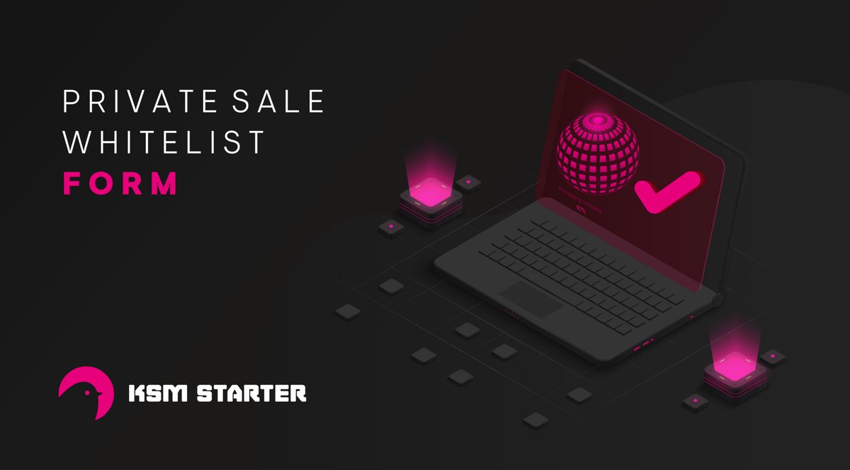 Private sale whitelist is now open! We want to involve the early community as much as possible, so we reserved a portion of the private sale for this particular reason. Fill out the google form & participate in the Gleam competition. Learn more: ksmstarter.medium.com/now-open-ksm-s…