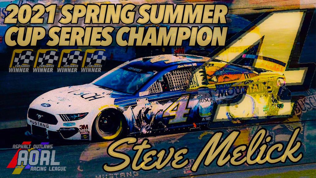 AsphaltOutlawRL's tweet photo. Congratulations to our Season 3 spring summer cup series champion @SteveMelick https://t.co/ujOwAC9iFS