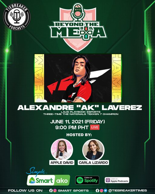 tiebreakertimes's tweet photo. In just one hour, the #best TEKKEN player in the country AK of @PlayBookEsports will go #BeyondTheMeta once more with @apppledavid and @carlalizardo_!
Catch it over at https://t.co/pvMsyg29my
#LiveSmarter #TheNationals https://t.co/J9i64cugbY