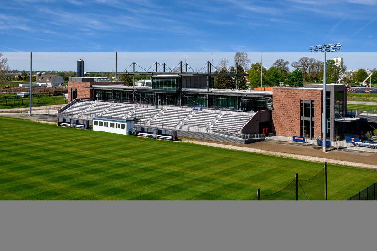 IlliniSoccer's tweet photo. Demirjian Park will be turned up to 💯 this fall!

We are so excited to officially welcome #Illini fans to our new home! 🔶⚽️🔷 https://t.co/mmSNCnPWXb