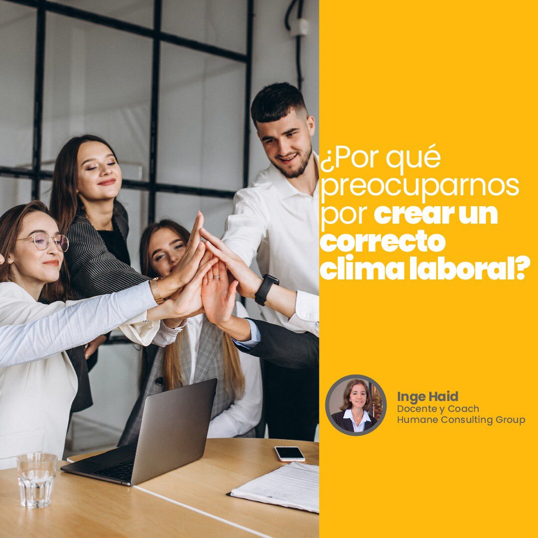 HumaneNegocios's tweet image. 👉🏼Los invitamos a leer la última entrada de nuestro blog "¿Por qué preocuparnos por crear un correcto clima laboral?" elaborado por Inge Haid Consultora de Desarrollo Humano de @HumaneHCG 
👉🏼Lee el blog completo: bit.ly/3ix5AKk
#ClimaLaboral