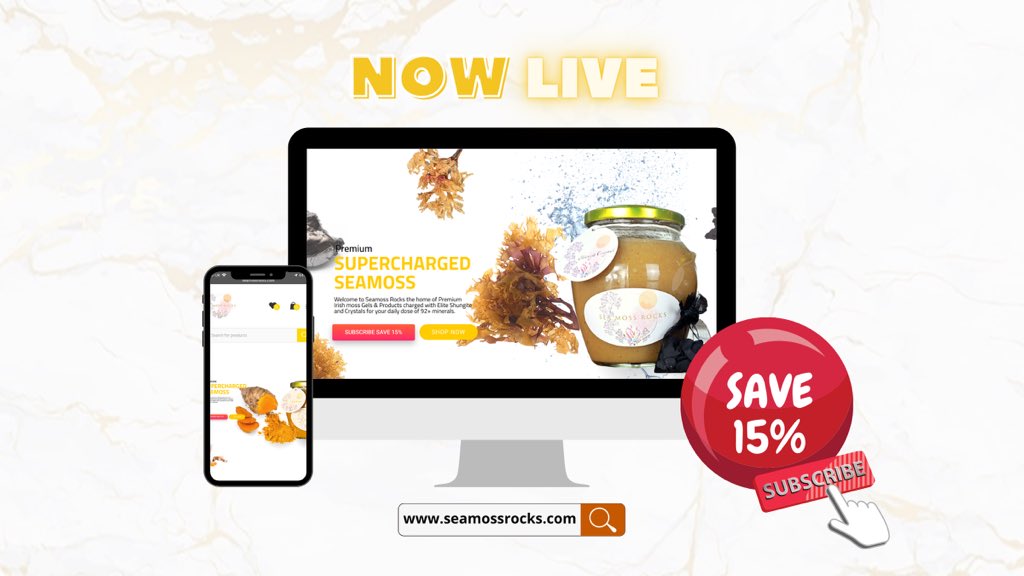 seamossrocks.com

Subscribe &amp; save 15% each month 🥳

Happy shopping 🛍 

#seamoss #seamossgel #irishmoss #plantbased #detox #drsebi #immunesupport #vegan