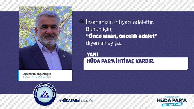 #HÜDAPARaİhtiyaçVar