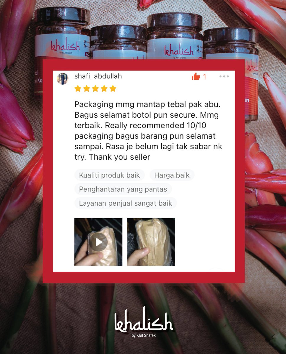 khalishbyks's tweet image. Antara feedback yang kami terima tentang Sambal Bunga Kantan Khalish di Shopee. Terima kasih atas sokongan anda. 

Tekan link untuk mendapatkannya:

shopee.com.my/khalishofficia…

#sambal #sambalsedap #sambalviral #sambalnyet