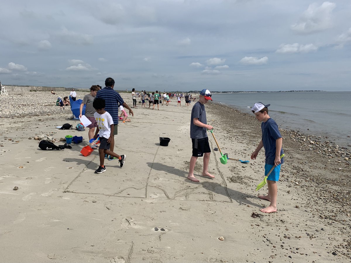 DuxburyMath's tweet photo. Check out these pictures from the 6A beach trip where Mrs. Kennedy's class can be seen doing their geometry projects! A huge thank you to Callahan Construction for their generous donation to help make the day a memorable one! https://t.co/eyxMr2XPnr