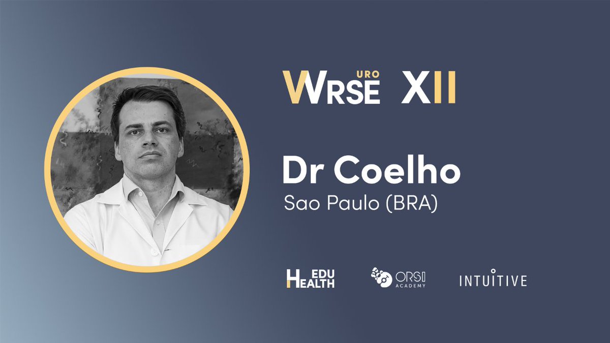 wrse24's tweet photo. If you missed Dr @RafaelFCoelho2 session from #WRSE Urology XII yesterday then don't worry - here's the video!

https://t.co/riFy0418VX https://t.co/uS75pOdIIv