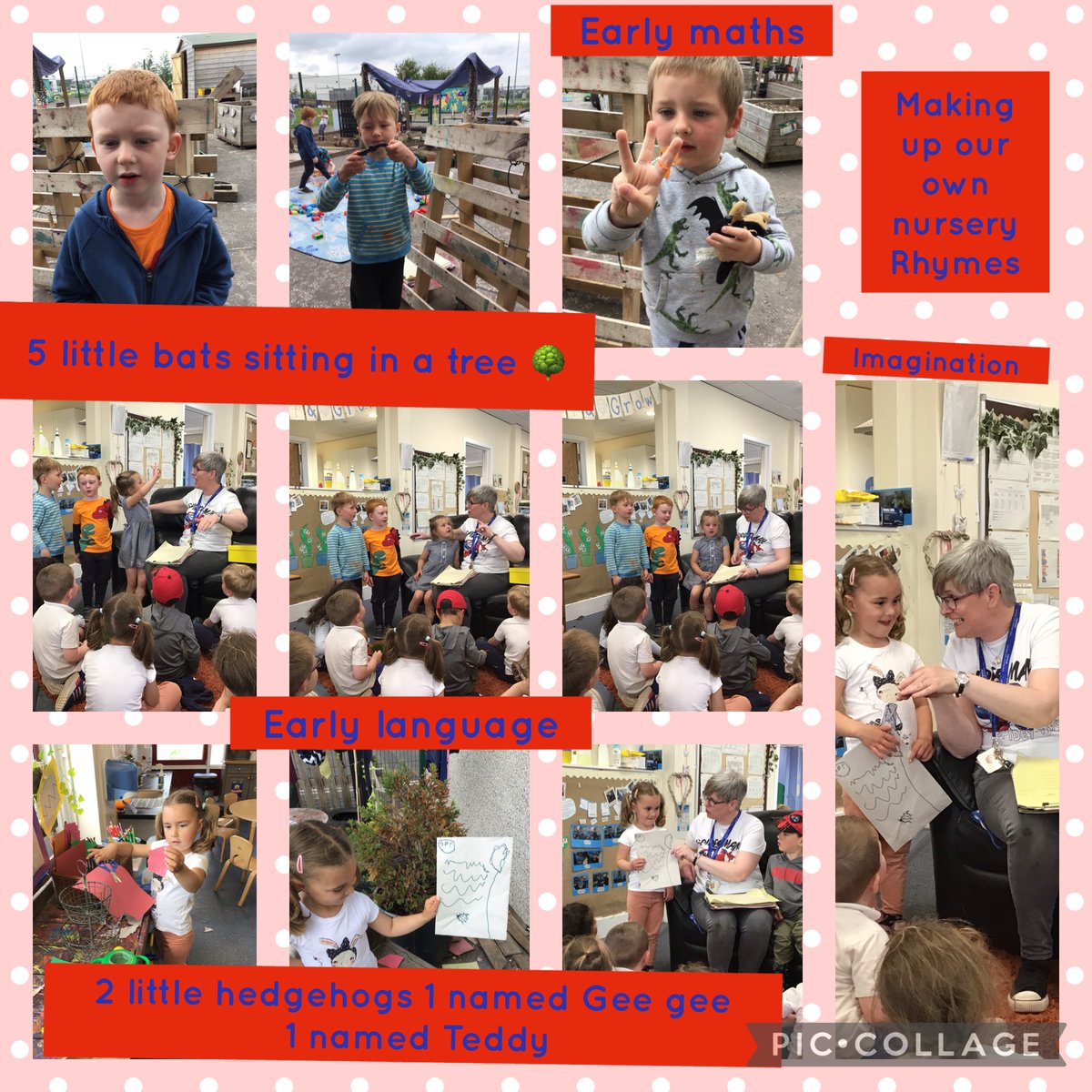 BowhouseBairns's tweet photo. Our wee people @BowhouseBairns have been making marks to represent their thoughts and ideas to make up some amazing rhymes. # rhyming #weepoets #communication #earlylanguageskills @slt_fv @FalkirkFroebel @FalkirkELC https://t.co/ZLYO7OydFR