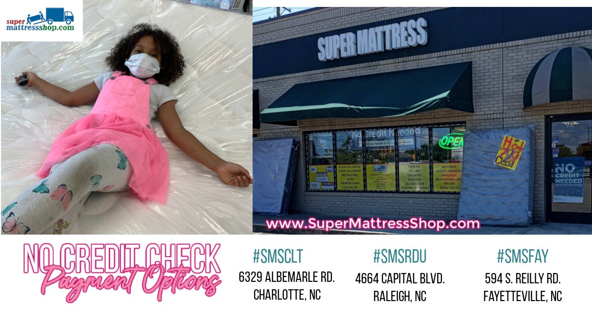 SuperMattressS1's tweet image. Comfort for the Whole Family!  Stop In and Try our Adjustable Frames with the Built In Massager!

SuperMattressShop.com

#Mattress #AdjustableFrame #Massage #BedLift #MattressStore #MattressFirm #Conspiracy #Family #Comfort #BuyBlack #SupportLocal