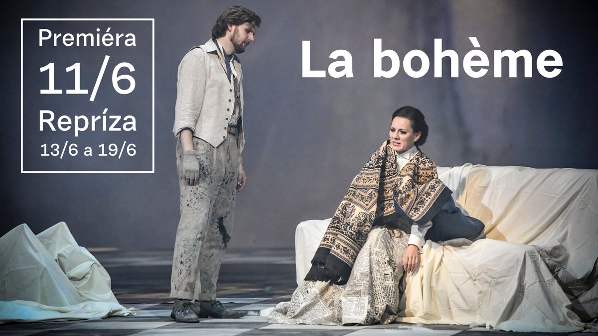 ndb_opera's tweet photo. ❤️Dnes večer uvádíme premiéru inscenace La bohème.❤️V červnu je to už druhá premiéra, ale tato je speciální. Je totiž jediná v původním termínu.❤️

🎫https://t.co/5Pko9bz8YE https://t.co/uPCVPk7MqF