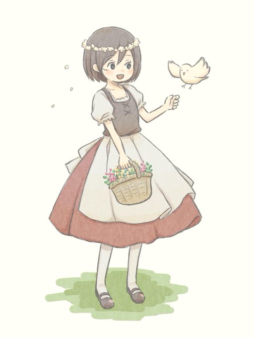 「dirndl」 illustration images(Popular)