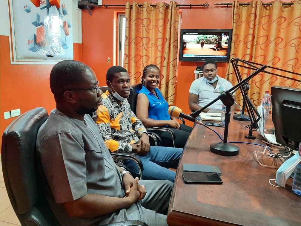 MgtStudiesUMaT's tweet photo. Department staff at Best FM (Bogoso) to talk about Postgraduate admissions for the Master of Business and Technology Management and MSc Engineering Management programs https://t.co/AiUBNXlWox