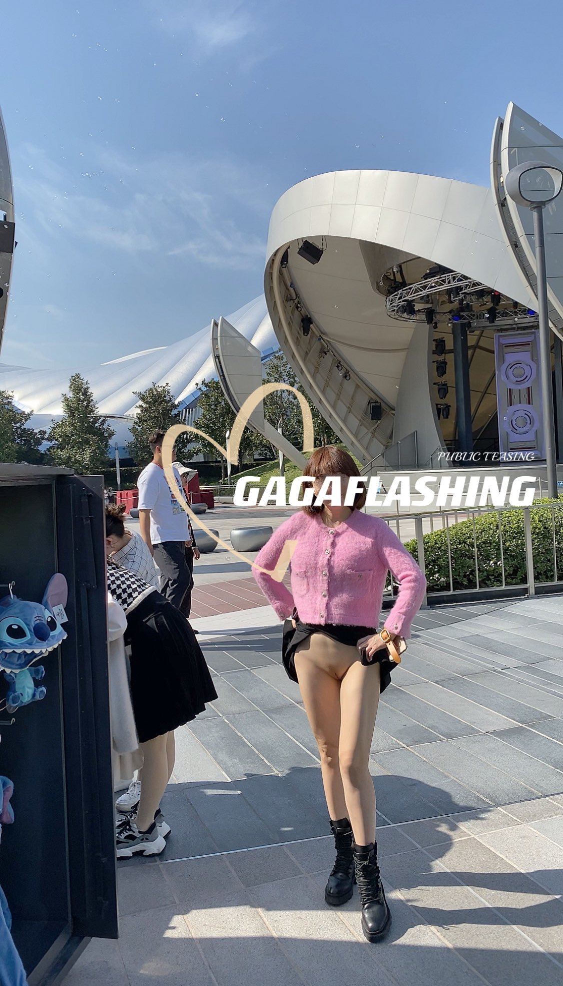 TW Pornstars - 3 pic. Gagaflashing…460K. Twitter. Disneyland adventure.  12:43 PM - 11 Jun 2021