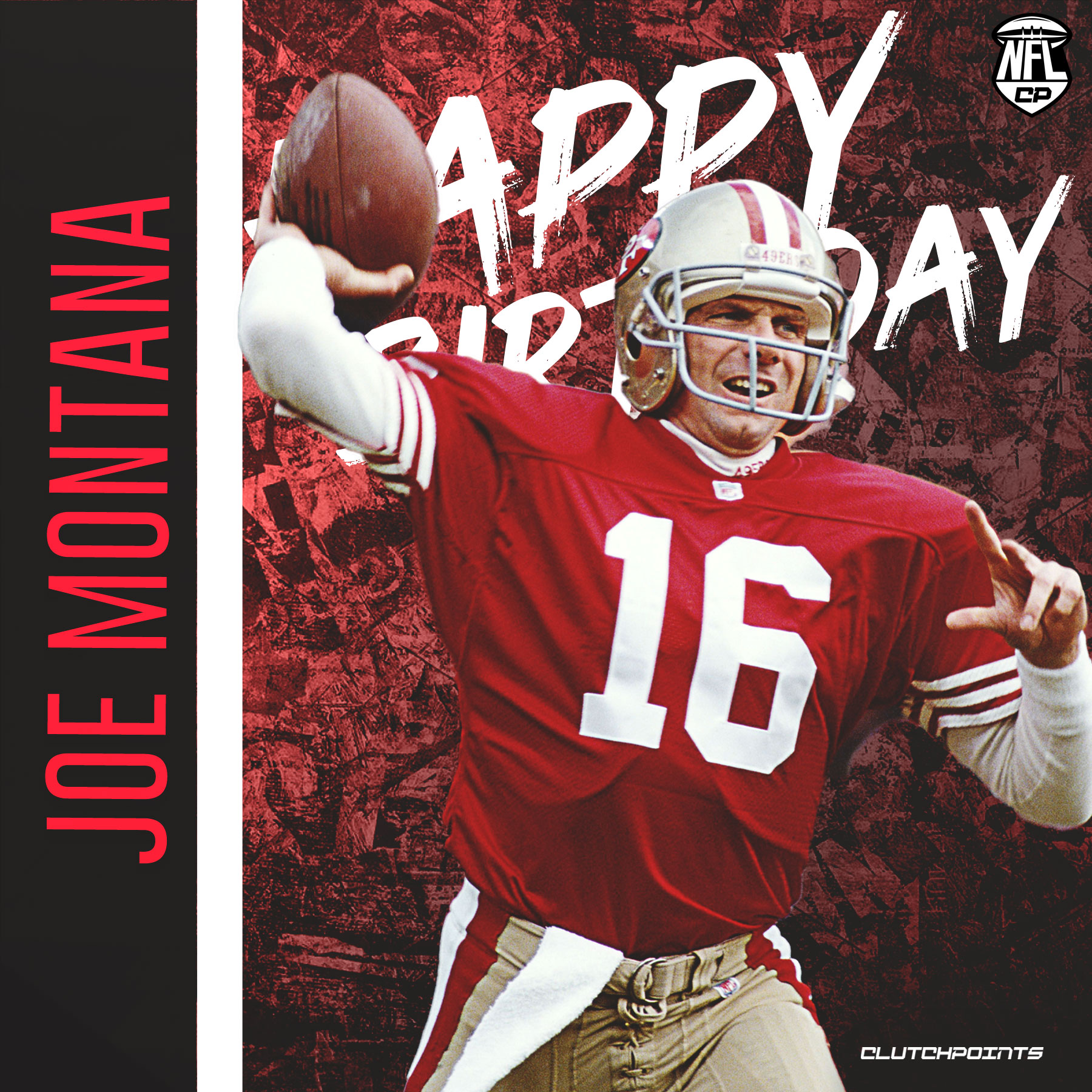 NFL fans, let\s all greet one of the GOAT QBs in Joe Montana a happy birthday!  