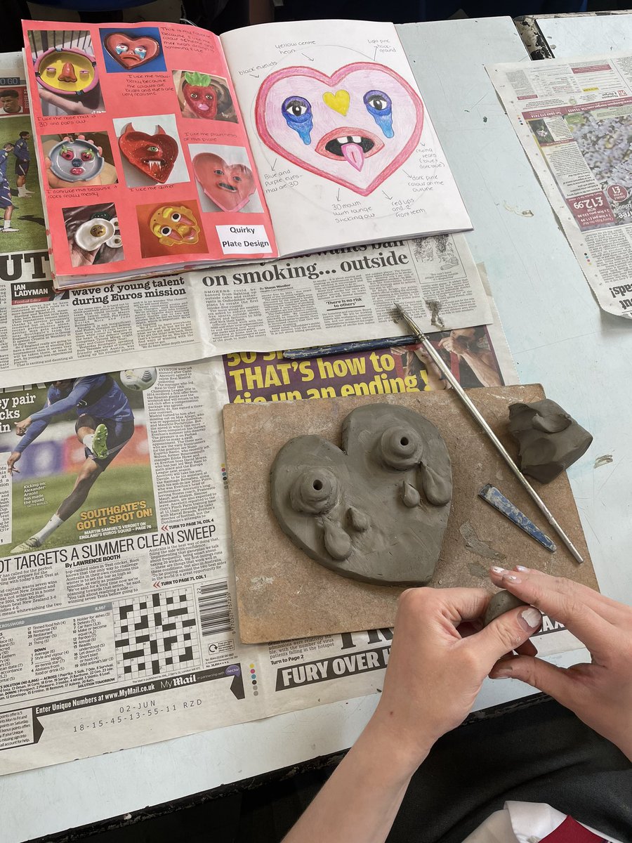 MrsRHigham's tweet photo. I started a project a few weeks ago and my Yr9 class hated it. I asked them what they would prefer and they introduced me to the art section on TikTok. Fast forward 2 weeks &amp; they are currently making ‘emoji’ sculptures &amp; loving it. Pupil voice at its finest 👍🏻 https://t.co/K9WqdbI0L9