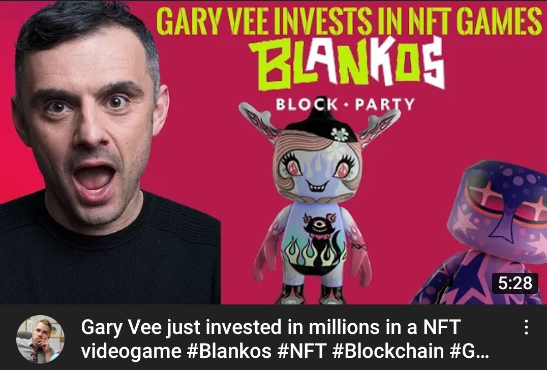 This game has received $120 million in investment thanks to its focus on NFTs. My latest video breaks it down 
youtu.be/CAY7t0wKYmY