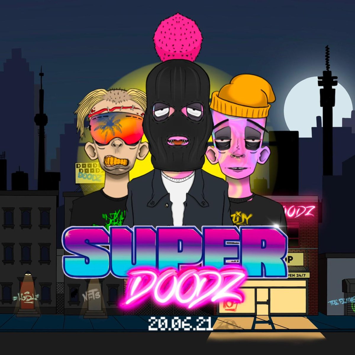 DoodleDoodz's tweet image. @NFTCOMMUNITY  160/13 000 are dropping on 20.06.2021 @opensea. Are you as amped as we are? 
13 Generations , 1000 per Generation + #10ETH gets #redistributed to our members  per #superdoodz Generation! 
#Opensea #OpenseaNFT #NFTOpensea#Openseacollection  #NFTart #NFTCommunity