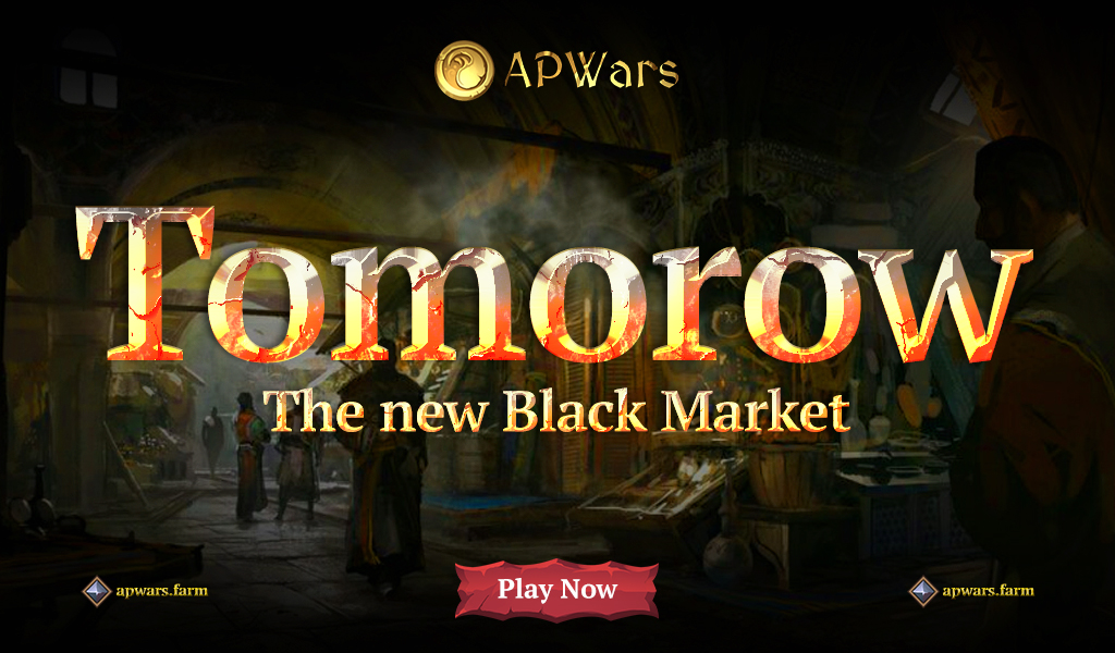 apwars's tweet image. 🔔Don't forget. The new Black Market is open tomorrow. 

🔗apwars.farm

#DeFi #gamified #BinanceSmartChain #APWars 
@cz_binance