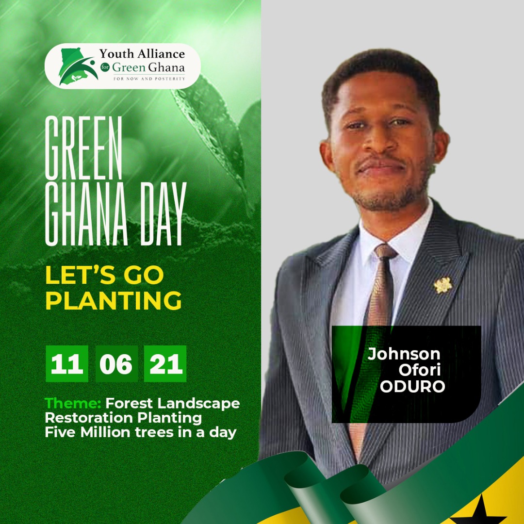 youth4greengh_'s tweet photo. For in the true nature of things, if we rightly consider, every green tree is far more glorious than if it were made of gold and silver.” — Martin Luther
#ReadyToGreenGhana #ReadyToPlant #LetsGoPlanting #5milliontrees
@YouthAlliancef6 #youthallianceforgreenghana https://t.co/t6TluVCtkV