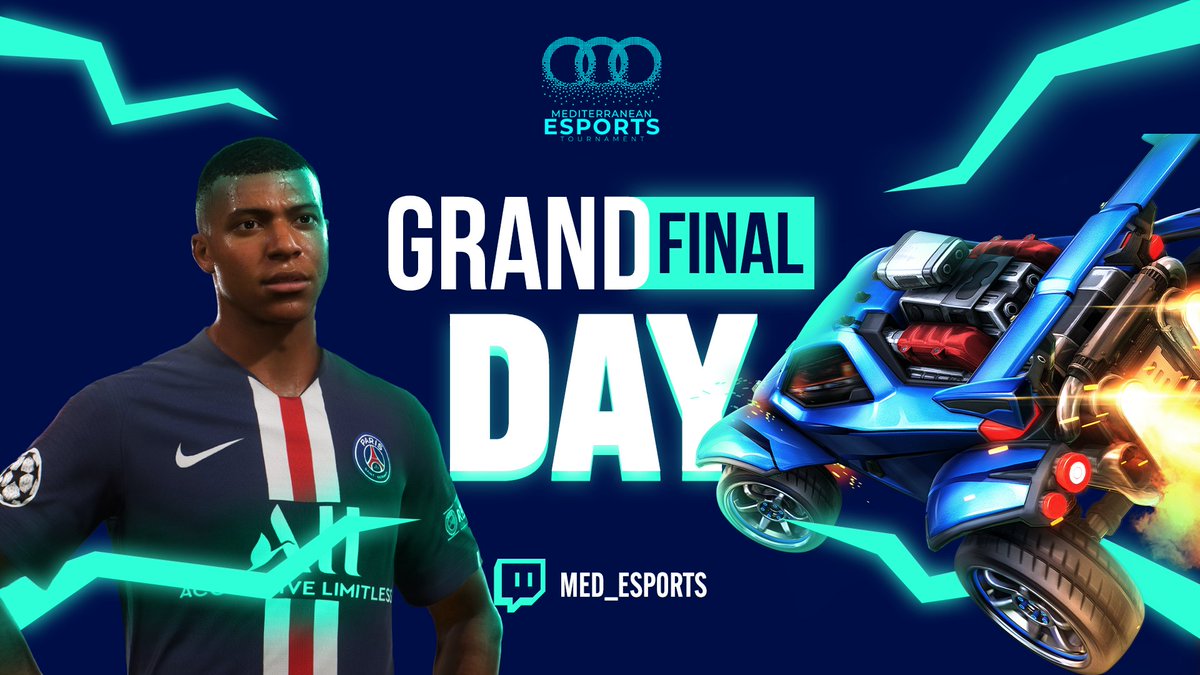 MedEsports_'s tweet photo. The grand final stream of the International Mediterranean Esports Tournament is today!

⚽️ FIFA 21 
@FutbolistCo vs @HeliosGamingFR  

🏎️ Rocket League 
@RixGG_ vs #OnJob

🕘 18.00 (GMT +3)
📺 https://t.co/0QXyoM8PJl

#FollowTheLightning⚡️ #YıldırımıTakipEt⚡ https://t.co/x7fs051OWC
