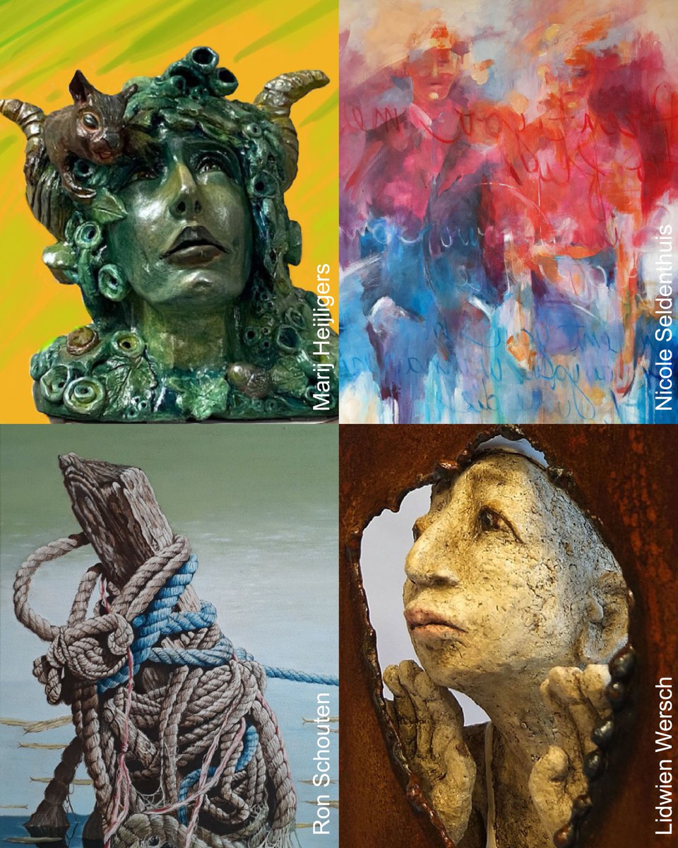 En de winnaars van Toon je Kunst zijn....🏆Publiekswinnaars: Marij Heiligers &amp; Nicole Seldenthuis, jurywinnaars: Ron Schouten &amp; Lidwien Wersch, PROFICIAT. Deze vier kunstwerken kleuren komende 6 maanden onze regio!
toonjekunst.nl