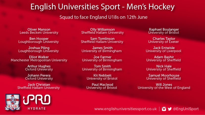 English Universities Sport tweet media