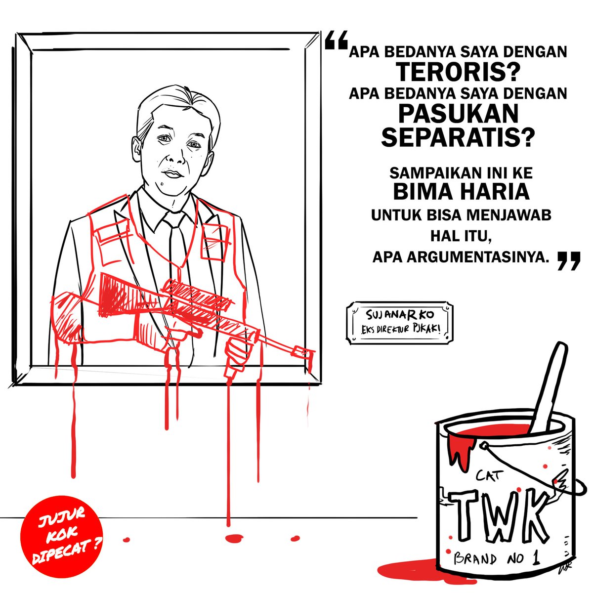 Disangka TALI BAN padahal udah berkali-kali nyelametin uang negara.

#BeraniJujurPecat
#SaveKPK
#akalbusukTWK