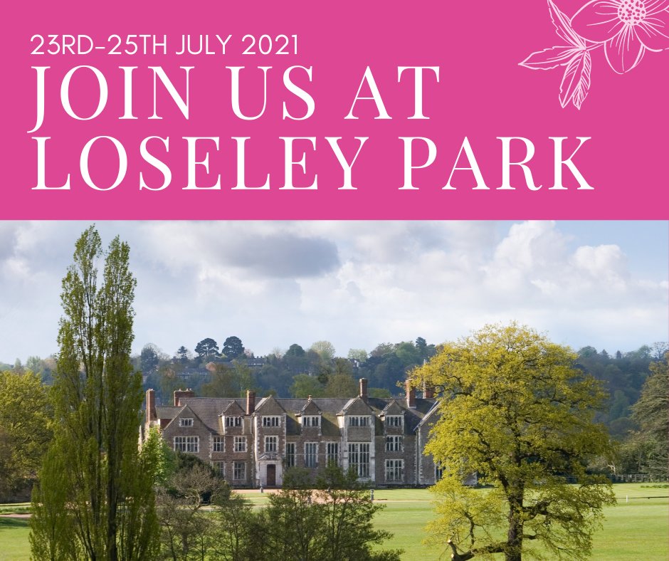🌸 Join us at Loseley Park next month! 🌸 

For those of you who unfortunately cannot join us at Stansted Park this weekend, it's not long until our next show at Loseley Park! 

Pre-book your tickets online before they sell out to guarantee your entry! thegardenshowonline.com/gardenshow_los…