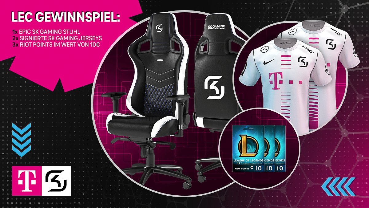 Let's go in den Summer Split! 🏆

Wir veranstalten mit <a href="/SKGaming/">SK Gaming</a> ein #LEC Gewinnspiel!

Wie ihr daran teilnehmen könnt? 

Retweetet diesen Tweet 🔁
<a href="/Telekom_zockt/">Telekom zockt</a> folgen ✔️
<a href="/SKGaming/">SK Gaming</a> folgen ✔️

Viel Glück! 🍀