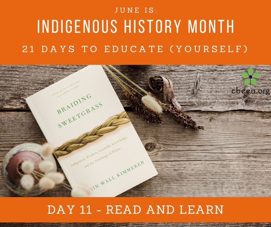 CBEENetwork's tweet image. 🔸INDIGENOUS HISTORY MONTH🔸

🔸 21 days of resources to educate (yourself)

DAY ELEVEN 🧡

Read Braiding Sweetgrass: Indigenous Wisdom, Scientific Knowledge, and the Teachings of Plants👇
outdoorlearningstore.ca/product/braidi…