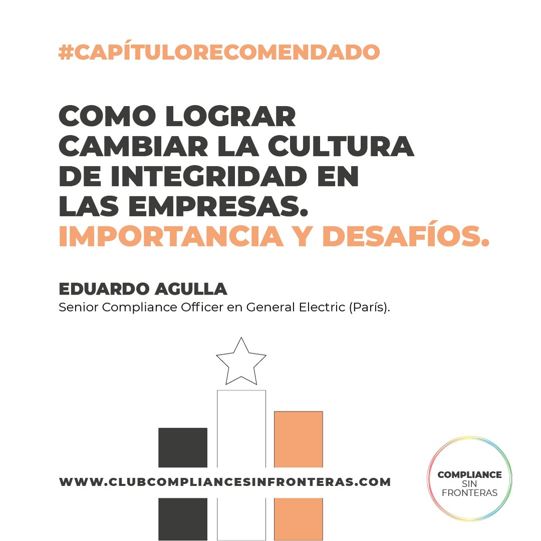¡Gracias Edurado Agulla por ser parte de CSF”

clubcompliancesinfronteras.com/indice-temas/ 

¿Todavía no eres parte de CSF?
clubcompliancesinfronteras.com 

#compliancesinfronteras #comunidadcompliance #comunidaddigital #unlibrodiferente
#compliance #anticorrupción #ciberseguridad #culturadecompliance