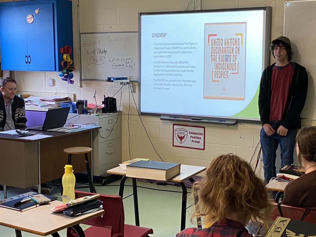 Thank you to Alex Frost for presenting to our Middle Level on Indigenous issues relevant to the appreciation of Native Studies.