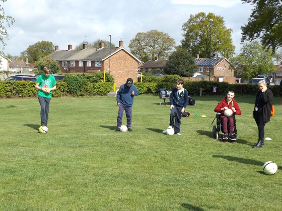 MGC_wsussex's tweet photo. Year 14 students thoroughly enjoyed activities provided by @activesussex #OutThere project. Students have  taken part in Cricket, Football and Tennis. #activesussex #SENDed #MGCcan #SENDfocus https://t.co/39Ow24THLC