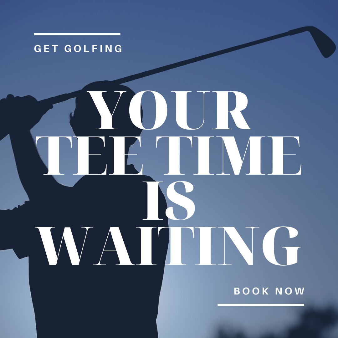 Make it a great weekend with a round on your favorite course. Visit our website to secure your tee time now!