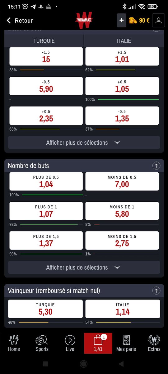 CozGaetan's tweet photo. @WinamaxSport  pouvez vous m'expliquer la différence entre plus de 0.5 but et plus de 1 but ? https://t.co/GTvwF4QBjJ