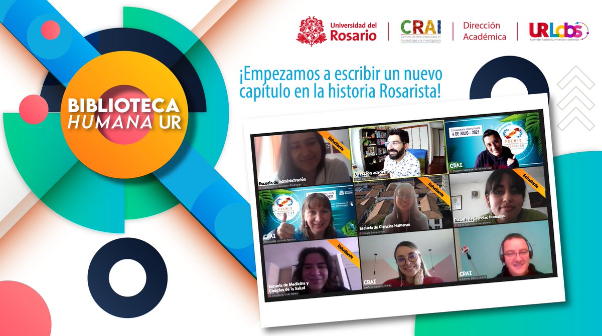rafaelmendezro's tweet photo. ¡Lo mejor de la #BibliotecaHumanaUR es el trabajo mancomunado con nuestrxs estudiantes, en su ideación y prototipado!
#URLabs de la @urosario hace que la experiencia estudiantil sea sin igual. https://t.co/qhcVG9RxZV