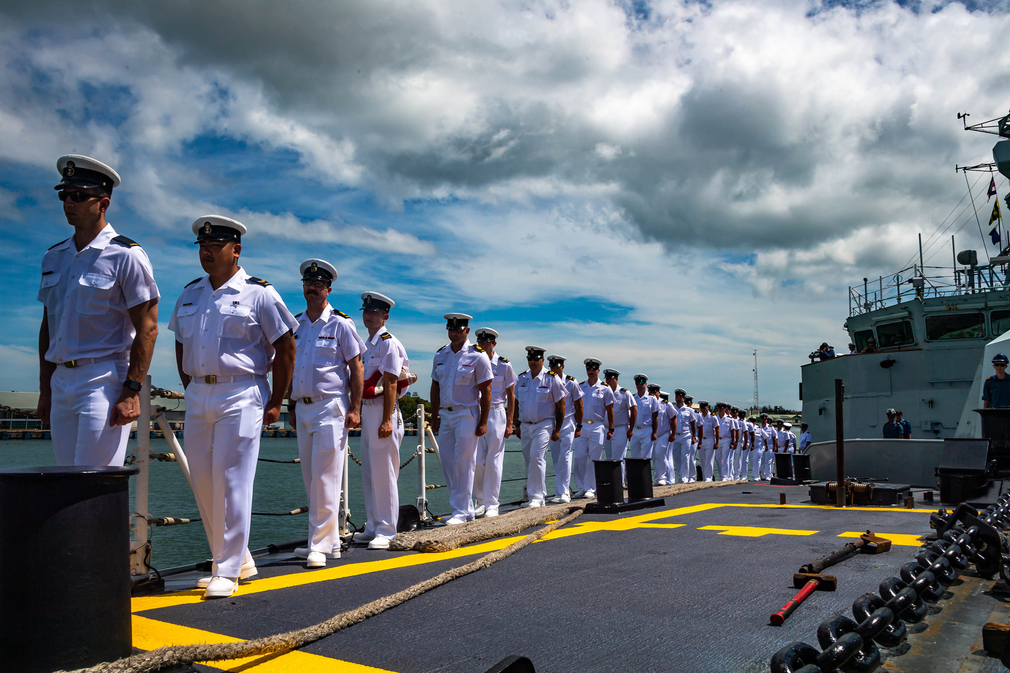 navy white uniforms