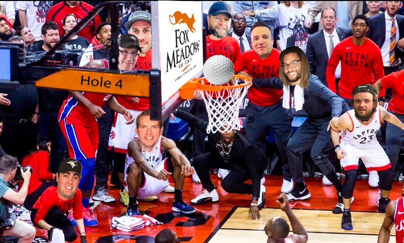 When <a href="/lencurrie/">Len Currie</a>'s partner for this weekends <a href="/AvondaleGolf/">Avondale Golf Course</a> Open, <a href="/ianpostma12/">Ian Postma</a> ACES #4 at <a href="/foxmeadowgolf/">Fox Meadow Golf</a> last night, the beers were flowing and it kept being referred to as "The Shot".. gotta figure it'd get the photoshop treatment.