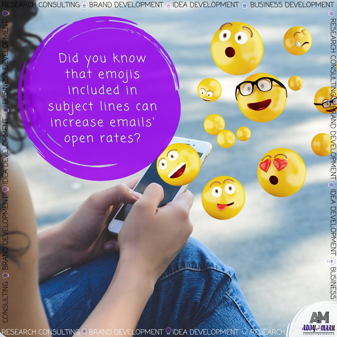 addyandmark's tweet photo. Brand awareness can increase significantly if you know when and how to use emojis. ππ°
visit https://t.co/JR5dheHKf0 to learn more π«
#addyandmark #success #motivation #entrepreneur #business #fridaymorning #fridaythoughts https://t.co/LvVpo3SzCi
