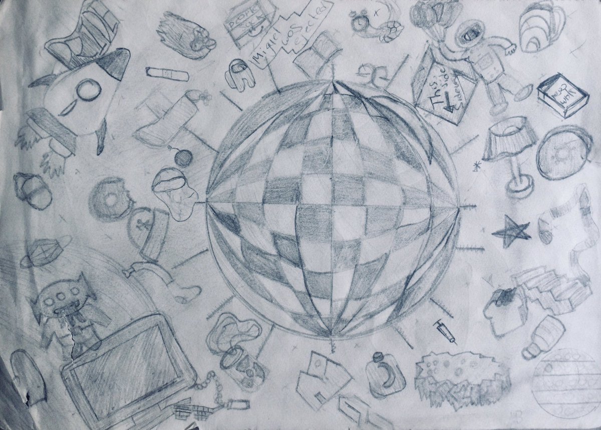DUXARTK12's tweet photo. Mer Brown, Gr. 7 DMS Optical Illusion &amp; Imagination Abounds https://t.co/97qwSOElAs