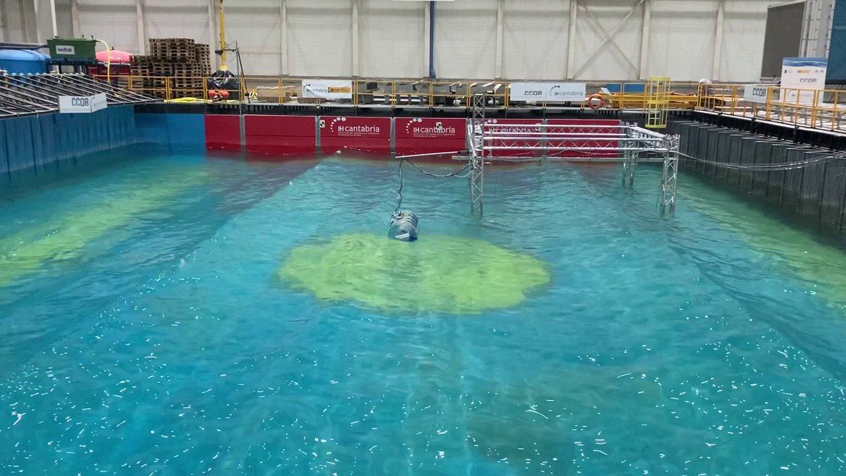 🌊 As part of the European program <a href="/MaRINET2_EU/">MaRINET2</a>, Seaturns has just conducted two weeks of tests at <a href="/IHCantabria/">IHCantabria</a> wave basin, with the technical support of <a href="/INNOSEA/">INNOSEA</a>
Thank you to the Cantabria Coastal and Ocean Basin team!