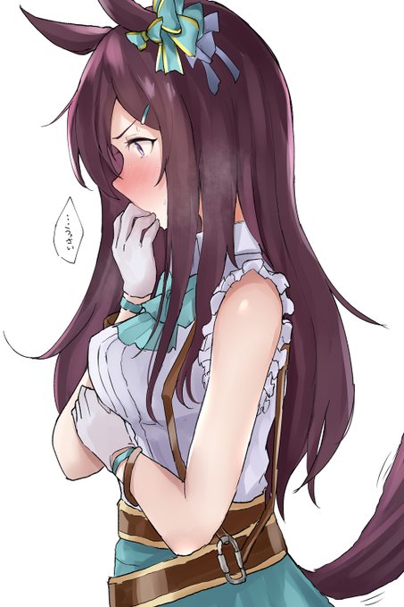 メジロドーベルちゃんにかわいいかわいい連呼して照れさせたい 