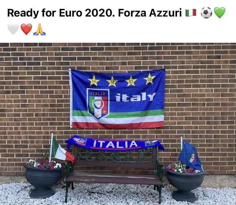 Looking forward to a relaxing afternoon watching soccer #forzaazzuri #soccer
