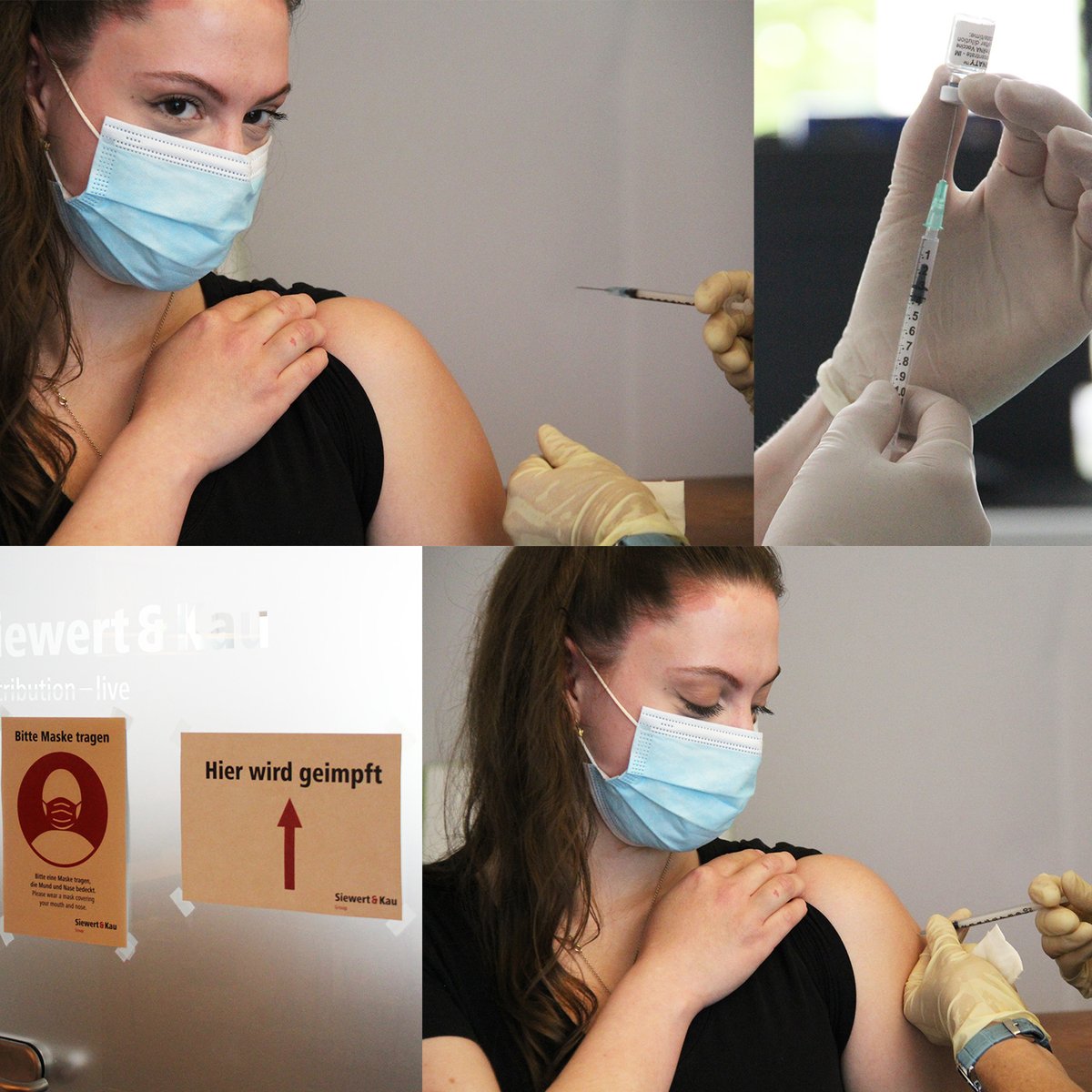 Siewert &amp; Kau wird zum #Impfzentrum für seine Mitarbeiter.

…in dieser Woche gestartet, wurden mehr als 100 Mitarbeiter von unserer #Betriebsärztin erst-geimpft! 
Eine gute Basis wieder zu etwas mehr Normalität zurückzukehren.

#Impfung