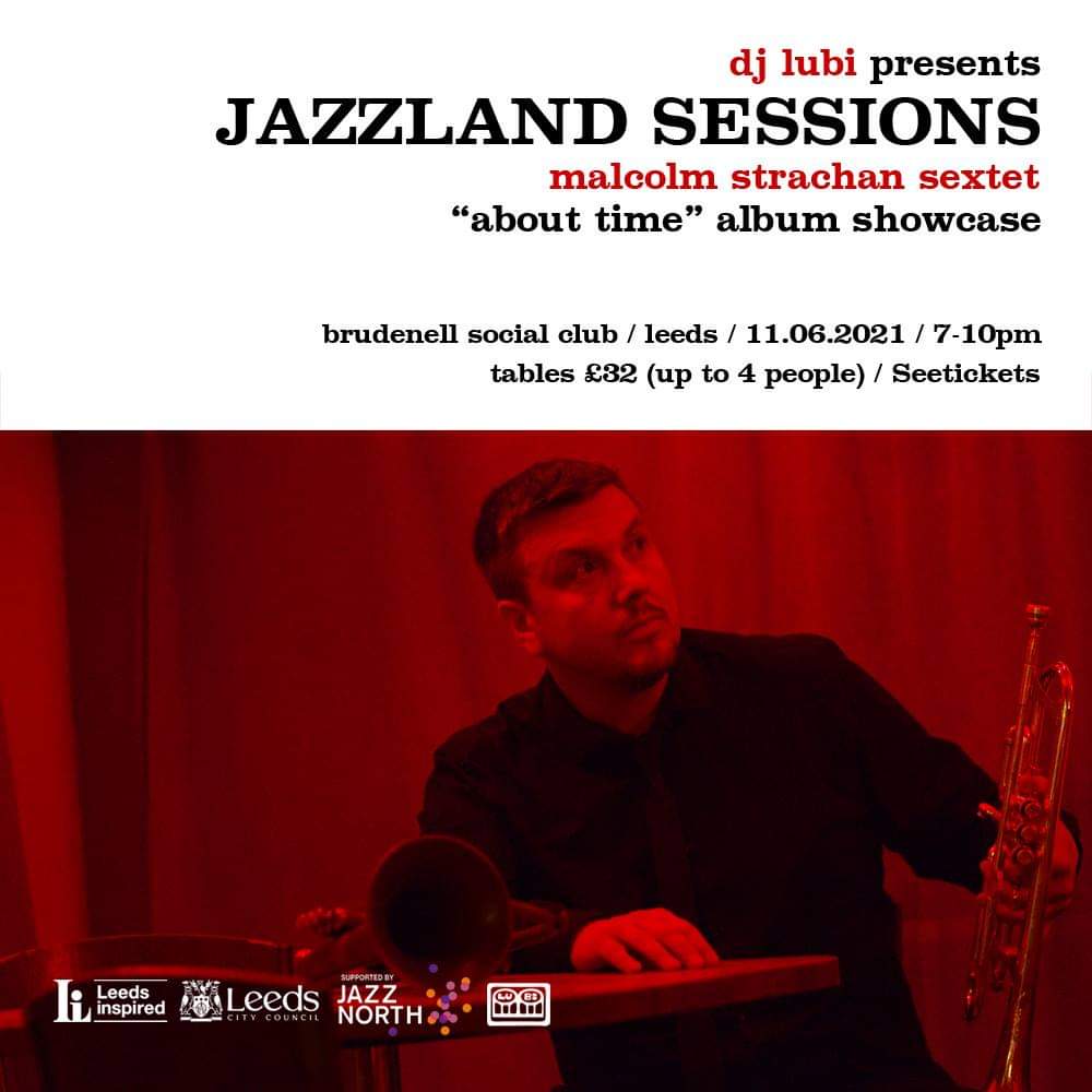 djlubi (@djlubi) on Twitter photo Timings for tonight's sold out #JazzlandSessions socially distanced show at <a href="/Nath_Brudenell/">Nath Brudenell</a> #Leeds with <a href="/strachantrumpet/">Malcolm Strachan</a> :
19.00 - doors/DJ Gip Dammone
19.45 - Malcolm Strachan Sextet
20.30 - DJ Gip Dammone
21.15 - Malcolm Strachan Sextet
22.30 - DJ Gip Dammone
23.00 - curfew Timings for tonight's sold out #JazzlandSessions socially distanced show at <a href="/Nath_Brudenell/">Nath Brudenell</a> #Leeds with <a href="/strachantrumpet/">Malcolm Strachan</a> :
19.00 - doors/DJ Gip Dammone
19.45 - Malcolm Strachan Sextet
20.30 - DJ Gip Dammone
21.15 - Malcolm Strachan Sextet
22.30 - DJ Gip Dammone
23.00 - curfew