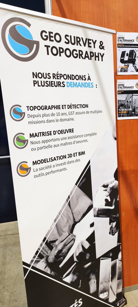 Salon direction emploi Charente (16) 2021 #topographie #modelisation3d #detectionreseaux