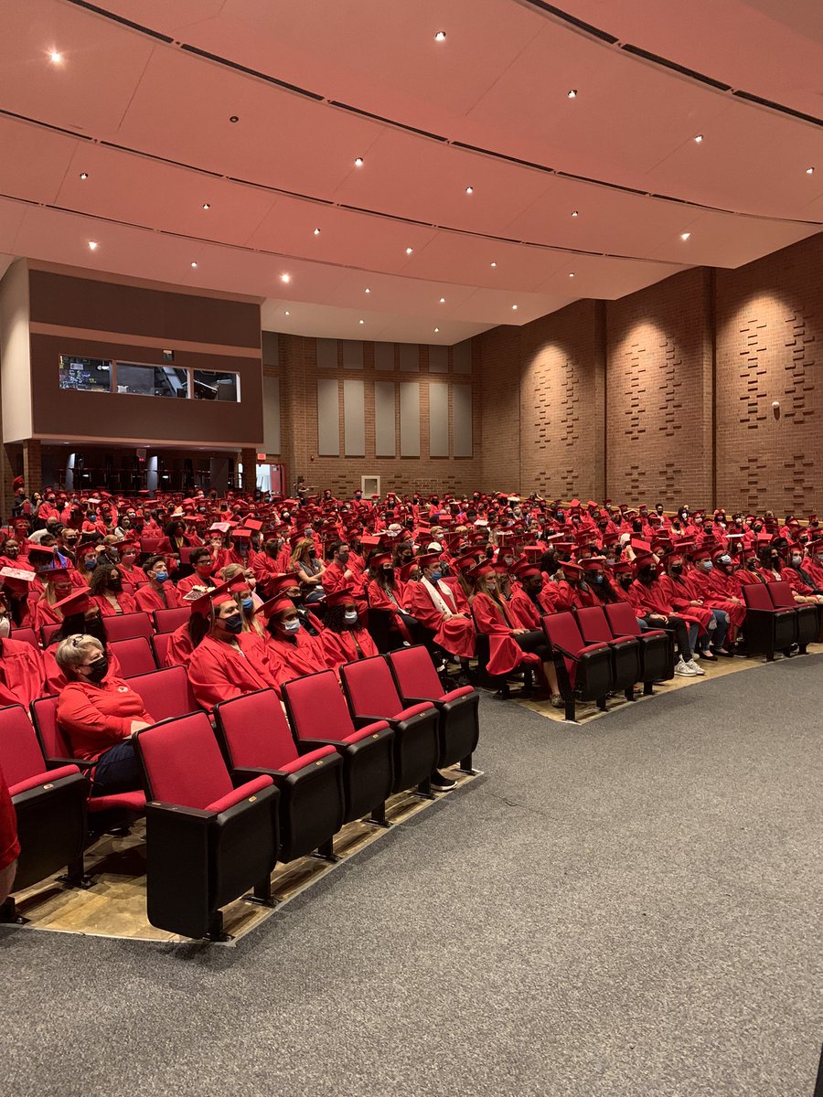 BPHS graduation practice!!  Congratulations class of 2021. <a href="/brooke_point/">Brooke Point High School</a> <a href="/NicholstcTom/">Tom Nichols, Ed.D.</a> <a href="/SCPSchools/">Stafford Schools</a>