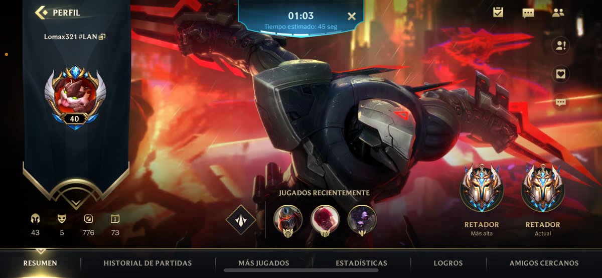 Queremos felicitar a nuestro Mid liner que el día de ayer por la mañana llegó a Challenger 

Esperamos grandes cosas de este jugador 😀

<a href="/LoLWildRiftES/">LoL Wild Rift Comunidad</a> <a href="/wildriftLATAM/">League of Legends: Wild Rift LATAM</a> #SomosMME #LolcitoSalvaje