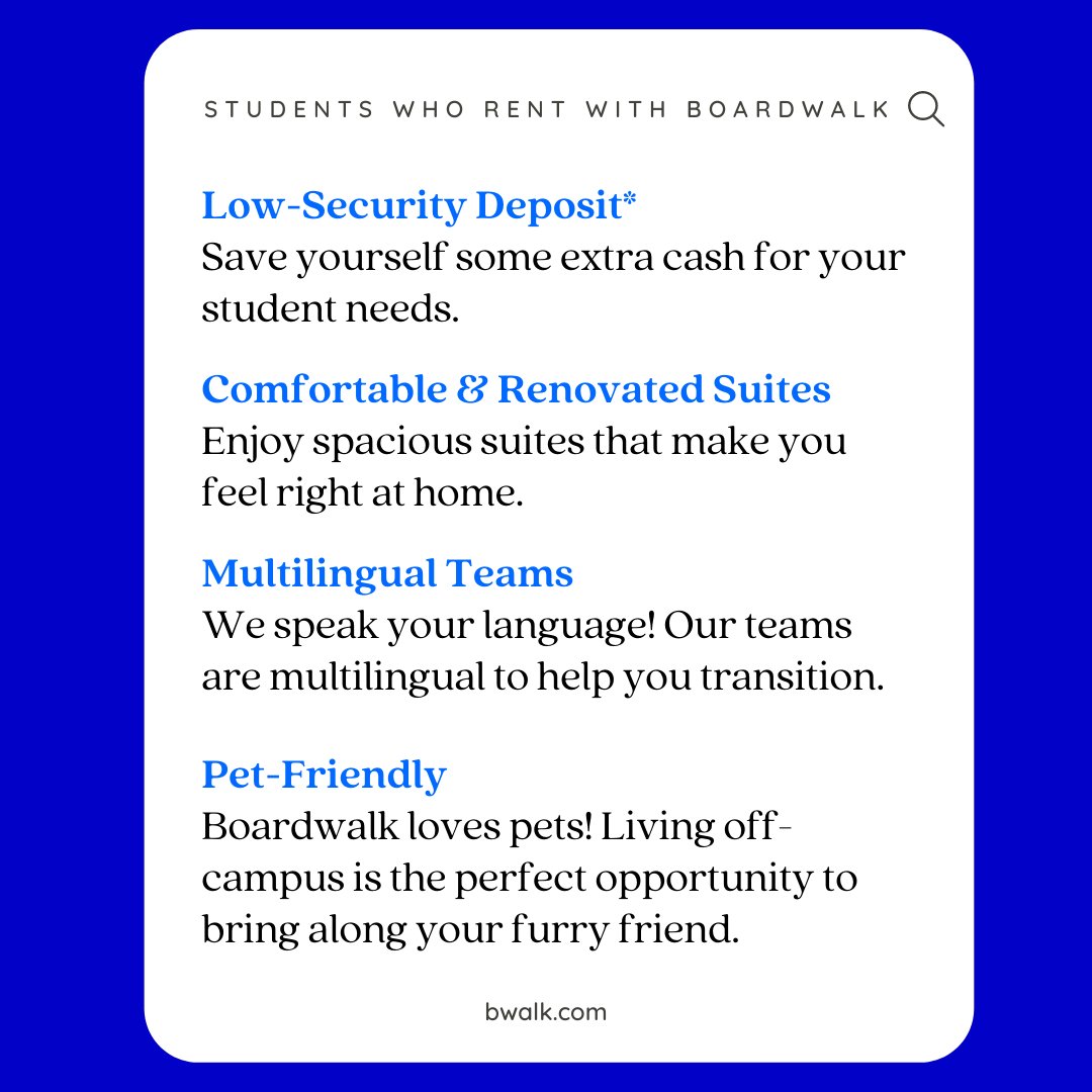 LIVING YOUR BEST STUDENT LIFE//What if we told you, you could have an affordable and chic living just steps away from campus and in close proximity to all the amenities your heart desires? No, it’s not a dream – Boardwalk has got it all!