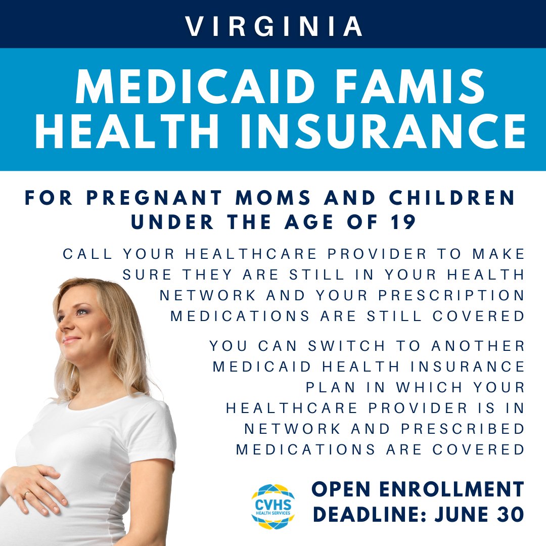 CVHSinc on Twitter "Open Enrollment for Virginia's Medicaid FAMIS